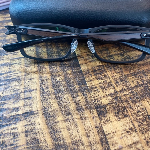 Oakley Square Matte Black Eyeglasses with original case and microfiber cloth - Picture 9 of 15